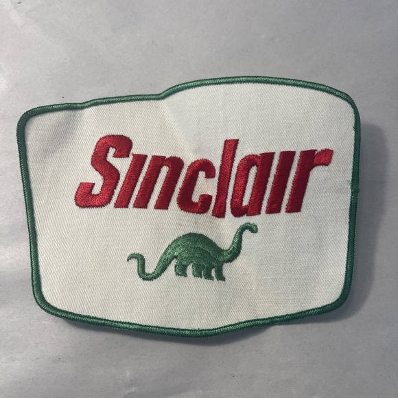 Sinclair Other - Vintage Large Sinclair Oil Gas Dinosaur Embroidered Patch 7" W x 5" T